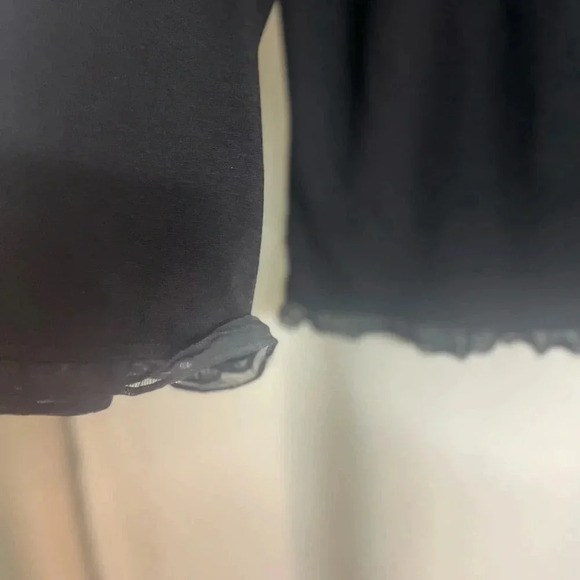 Studio 1940 black cardigan with ruffle detail XL - Picture 4 of 5